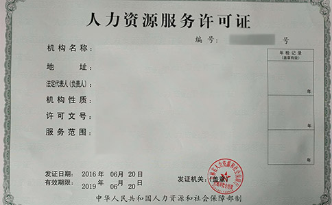 申请人力资源服务许可证的企业应该提交哪些材料